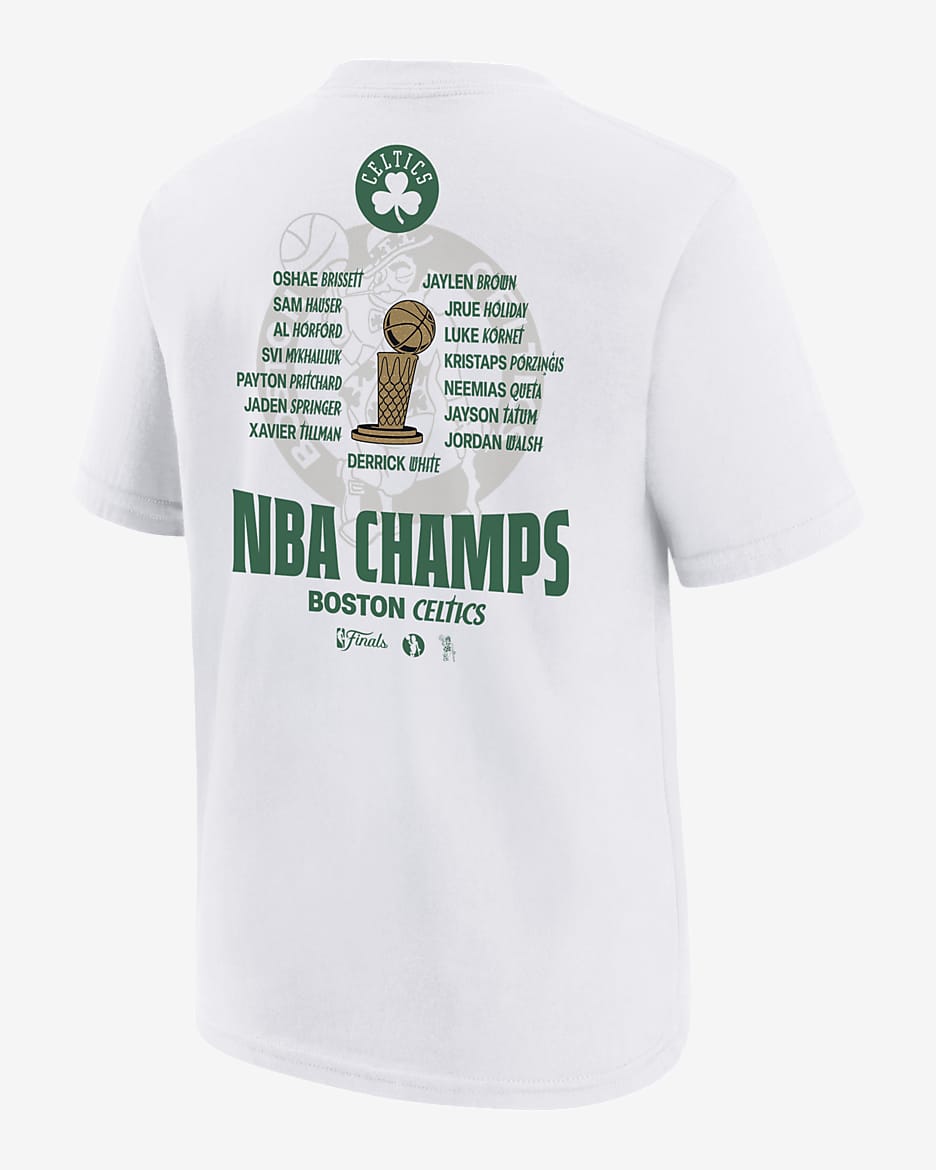 Playera Nike de la NBA para ninos talla grande Boston Celtics. Nike